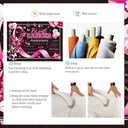 Breast Cancer Awareness Backdrop Pink Ribbon Banner October Breast Cancer Month Photography Background Black Pink Butterfly Hope Strength Office Home Party Decorations (94X70 inch (8x6FT))