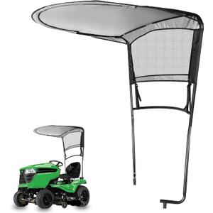 For John Deere LP68122 Riding Mower Sun Canopy fits JD 100, D100, E100, L100, LA100, S100, S200 Series Mowers, Replacement for John Deere LP68122 LP51702 Lawn Tractor Sunshade