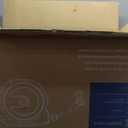 Giraffe Tools Retractable Garden Hose Reel 5/8 inch x 90 ft Hose Reels for Outside, Wall Mounted Water Hose Reel with 180 Deg Swivel Bracket, Any Length Lock, 9 Pattern Hose Nozzle