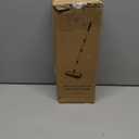 Floor Scrub Brush with Long Handle Length Adjustable, 3 in 1 Heavy-Duty Stiff 90 Bristle Floor Scrubber Broom with Squeegee, Cleaning Brush for Bathroom, Garage, Kitchen, Tile, Deck & Patio (Gray)