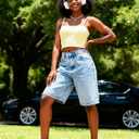 Kitten Heels for Women Flip Flop Thong Heel Square Open Toe Low Heel Slip On Slides for Daily Party Summer Dressy Sandals (7.5, Black)