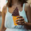 4pcs Simulated Ice Cream Cone Artificial Lifelike Fake Ice Cream Food Models Pretend Play Kitchen Food Toy for Shop Window Display Decor Party Photo Props