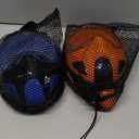 Full Face Snorkel Mask for Adults Teen, Snorkeling Gear with Detachable Camera Mount,Panoramic 180 View, Anti-Fog Anti-Leak Snorkling Set for Man and Women (Dark Blue+Black Orange-S/M)