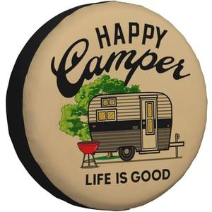 Spare Tire Cover Weatherproof Universal Wheel Protectors for RV Camper Travel Trailer SUV Truck 14 Inch