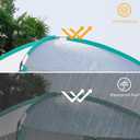 GREGIN Screen House Room 11x11 Ft Mesh Net Tent Canopy Shelter Gazebo, Easy Setup & Waterproof & Sunshade, Suitable for Camping Trip, Backyard, Beach, Picnic