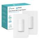 Kasa Smart Motion Sensor Switch, Single Pole, Needs Neutral Wire, 2.4GHz Wi-Fi Light Switch, Works with Alexa & Google Assistant, UL Certified, No Hub Required(KS200MP2),White,2-Pack