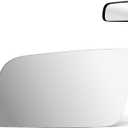 NEYASU Driver Left Side LH Mirror Glass fit for 1990-2000 Chevy GMC C1500 C2500 C3500 K1500 K2500 K3500 Pickup Truck Tahoe Blazer Jimmy Yukon Flat Glass Replacement with Adhesives No Heated