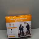 Electric Heated Blankets Hoodie for Women with Removable FootPocket,Wearable Heated Blanket Throw with Sleeves Heated Robe Flannel&Sherpa Heating Wrap Poncho Shawl with 9 Temp 50"x80" (Light Grey)