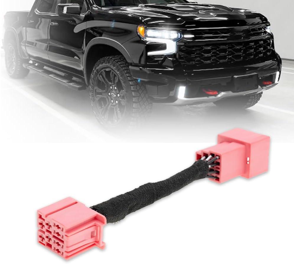 All Lights Mod 6 High Mod for 2024-2026 GMC Sierra Chevy Silverado 2500 3500 Refreshed & 2022-2026 GMC Sierra Chevy Silverado 1500 Refreshed Fog/Low Beams on When High Beams on, Fog Light Always on