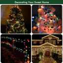 Christmas String Lights, 66FT 200 LED Color String Lights Indoor Outdoor, 11 Modes Dimmable Christmas Tree Lights with Timer Remote for Christmas Decorations