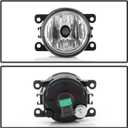Spyder 5086990 Dodge Ram 2019-2020 1500 Only (Donâ€˜t Fit 2500/3500) OEM Style Halogen Fog Lights W/Universal Switch- Clear