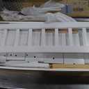 Merax Full Size House Platform Bed with LED Lights, Storage Shelves & Drawers - Bed with Guardrail, Sturdy Pine Wood & MDF Frame, White