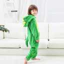 LOLANTA Boys' Girls' Bodysuits Costume Fleece Dinosaur Jumpsuit One-Piece Kids Holiday Halloween Birthday Gift