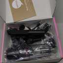 CODN Handheld Car Vacuum Portable Cordless 12000PA, 2 in 1 Handheld Vacuum Cleaner and Air Duster with Multi-Nozzles and LED Light, Mini Hand Held Vacuum Rechargeable for Home, Car, Office, Pet Hair (Black & Rose Red)