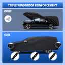 Waterproof Car Cover Custom Fit for Chevy Suburban 1973-2026, Migaven Full Exterior Cover Sun Rain Protection with Door Zipper and Cotton Lining