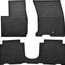 Car Floor Mats Custom Fit for Hyundai Ioniq5 2025 2024 2023 2022 Odorless Washable Heavy Duty Rubber (All Weather) Car Floor Liner Set Black
