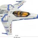 Mattel Disney and Pixar Lightyear Hyperspeed Series Mini Action Figure & Toy Vehicle Set, Buzz Lightyear & XL-15 Spaceship