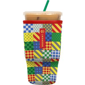 Sok It JavaSok Iced Coffee & Cold Soda Insulated Neoprene Cup Sleeve (House Rules, Large: 30-32oz)