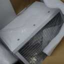 6 Inch Hooded Wall Vent with Screen and Damper,Wall Exhaust Vent Cover Cap,Dryer Vent Cover Outside,External Extractor Wall Vent Hood for House Kitchen Range Hood Air Ventilation White