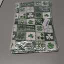 Artoid Mode Green Checkered Clover Shamrock St.Patrick's Day Kitchen Dish Towels, 18x26 Inch Farmhouse Holiday Spring Decoration Cleaning Set of 2