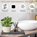 3PCS Water Absorbing Stone Tray, DryingNeat Diatomite Stone Sink Tray, Instant Dry Sink Coasters, Kitchen Sponge Hand Soap Holder, Countertop Fast Drying Counter Trays,8 * 4inch and 4 * 4inch