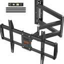 ELIVED Outdoor Long Arm TV Wall Mount for Most 42-75 Inch TVs, 37.9 Inch Long Extension Corner TV Mount, Weatherproof Full Motion tv Bracket Anti-Rust for Patio, Holds 99 lbs. Max VESA 600x400mm