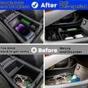 Center Console Organizer Compatible with Hyundai Santa Fe 2021 2022 2023 & Santa Fe SEL 2022 2023 Armrest Storage Box Lower Center Console Tray Interior Accessories