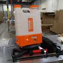 VEVOR 4 Gallon Battery Powered Backpack Sprayer with Wheeled Cart, Adjustable 0-94 PSI, 13FT Hose, 6 Nozzles, 2 Wands Included, Wide Mouth Lid for Weeding, Cleaning, Long Spray Time Without Fatigue