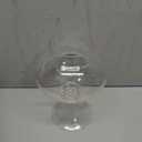 Stella Baic Hand-Blown Glass Apothecary Jar with Lid, Minimalist Style, Decorative Jar, Clear Glass Candy Jar, Height: 12.6", Diameter: 6.5