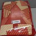 Christmas Green Furry Monster Santa Costume for Men 8 PCS Deluxe Adult Santa Suit Xmas Holiday Outfit Set Include Mask 2XL (XX-Large)