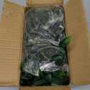 BLEUM CADE Fake Hanging Plants, 2pcs Artificial Hanging Potted Plant, Faux Mandala Vines Hanging Plant Greenery for Wall Shelf Home Living Room Indoor Outdoor Decor