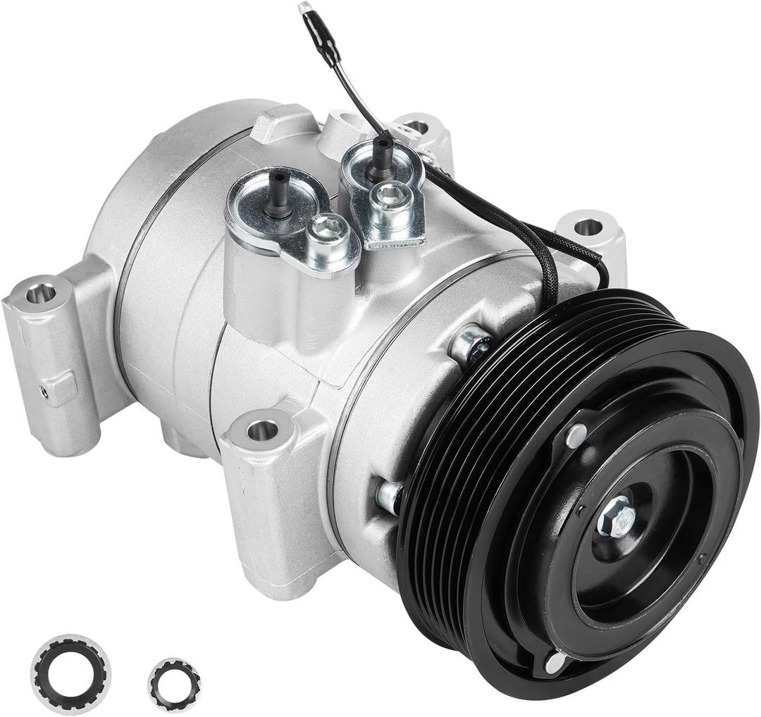 Air Conditioning Compressor & A/C Clutch for Toyota Tacoma 2.7L 4.0L 2005 2006 2007 2008 2009 2010 2011 2012 2013 2014 2015, 1010835 1110835 1210835