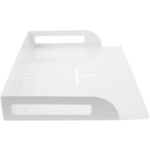 Wall Mount Projector Shelf and Camera Tray White Metal Bracket Universal Router Modem Holder for Home Theater Office Living Room