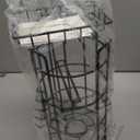 TomCare Toilet Paper Holder Stand with Shelf Free Standing Toilet Paper Roll Holder with Toilet Paper Dispenser Sturdy Metal Tissue Holder Storage Shelf for Bathroom Black