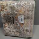 Madane Runner Rugs for Hallway 2x10 Long Washable Non-Slip Hallway Runner Rug Low-Pile Stair Kitchen Runner Throw Carpet for Entrance Living Dining Laundry Room (Turmeric/Grey, 2 x 10)