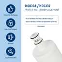 Manitowoc K00338/K00337 Arctic Pure Ice Maker Water Filter, Compatible with Manitowoc AR-10000 Ice Maker (2 Pack)