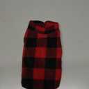 ASENKU Dog Sweater, Plaid Dogs Fleece Vest, Soft Comfortable Pet Pajamas, Warm Winter Puppy Shirt, Cold Weather Coat Jacket Pet Clothes for XXS Dog Breeds