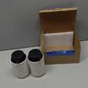 BosilunLife Beige Soap Dispenser Set - 2 Pack 12oz Ceramic Dish Soap Dispenser with Rust Proof Pump for Kitchen, Hand Soap and Lotion Set Suitable for Farmhouse Bathroom Decor