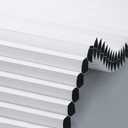 Cellular Shades - Cordless Honeycomb Blinds - top Down Bottom up Pleated Window Blinds,30x100cm,55x120cm Blackout Curtains, White,for Home,Office Doors and Windows,WxH-50x160cm/19.7x63in