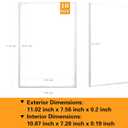 10ct Silver-Age Comic Book Toploaders - Crystal Clear Comic Book Top loaders, Premium PVC Comic Book Topload, Hard Plastic Comic Book Holders, Protection for Display, Storage, Collection