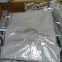 MISSLO Short Clothing Racks for Hanging Clothes with Bottom Shelves and Wheels Heavy Duty Rolling Clothes Rack Kids Clothing Rack for Adult Coat, Closet, Wardrobe (Silver)