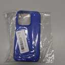 for iPhone 15 Pro Plastic Case, Non Silicone, Ultra Slim Fit Minimalist Classic Basic Matte Phone Case, Gel Rubbery TPU Shockproof Cover, 6.1" Inches Screen 2023, Bright Cobalt Royal - Blue