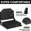 Jauntis Stadium Seats for Bleachers, Bleacher Seats with Ultra Padded Comfy Foam Backs and Cushion, Wide Portable Stadium Chairs with Back Support and Shoulder Strap Regular - 16.9"W x 13.2"D x 15.4"H
