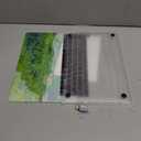 LanBaiLan Compatible for MacBook Pro 13 inch with Touch Bar 2022 2020 2019 2018 2017 2016 Release M1 M2 A2338 A2289 A2251 A2159 A1989 A1706 A1708, Laptop Hardshell Case and Keyboard Cover, Grassland