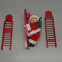 Santa Claus Musical Climbing Rope Ladder Toy with Christmas Music - Home Decoration for Parties