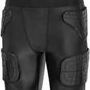 TUOY Youth Boys Padded Protective Shorts Padded Pants for Football Paintball Baseball XL