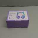 gorsun Kids Bluetooth Headphones, Over-Ear Toddler Headphones with Microphone, 85dB/94dB Volume Limited, 68H Playtime, Bluetooth 6.0, Portable Kids Wireless Headset with Cat Ears (Purple)