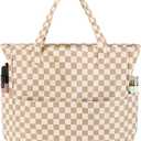 Bluboon Waterproof Beach Tote Pool Bags for Women Ladies Extra Large Carry On Bag With Wet Compartment for Weekender Travel