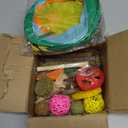 Sofier Guinea Pig Toys Tunnel Hideout Cage Accessories Chew Toys for Hamster Rabbit Ferret Rat Chinchilla Hedgehog Enrichment Playpen Boredom