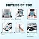 Cervical Neck Traction Device, Electric Air Pump Neck Stretcher Cervical Traction Device,with 3 Power Traction and 8 Airbag Support, Neck Brace which Decompresses the Neck and Relieves